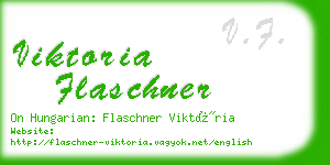 viktoria flaschner business card